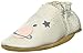 Robeez Girls' Over The Moon Crib Shoe, Over The Moon Grey Violet, 6-12 Months M US Infant
