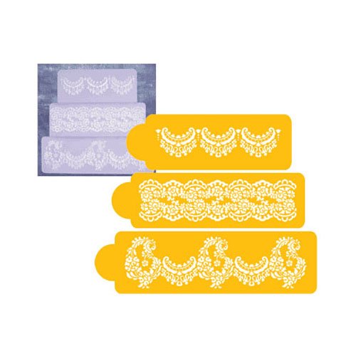 Designer Decorating Stencil Alencon Lace Set