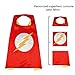 Superhero Capes for Kids, Dress up Costumes-Satin Cape with Felt Mask and Bracelet (C-The Flash)