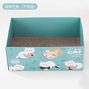 Amazon 猫研削爪おもちゃ猫スクラッチボード段ボール箱猫猫猫ソファ猫家おかしい猫のおもちゃ巣マット Meng Miは小魚を食べるのが大好き Noen 爪とぎ 通販 Amazon 猫研削爪おもちゃ猫スクラッチボード段ボール箱猫猫猫ソファ猫家おかしい猫のおもちゃ巣マット Meng Miは小魚を食べるのが大好き Noen 爪とぎ 通販