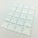 IGOGO Cabochon Glass Dome Clear Square Non-calibrated for Photo Pendant Craft Jewelry Making 20x20mm 0.79