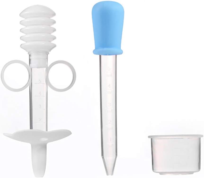 JER Baby Feeding Medicine Dropper Dispenser Kids Pacifier Needles Medicine Feeder Blue