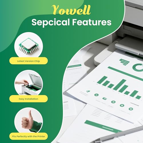 Yowell 6x Noir, 3x Cyan, 3x Magenta, 3x Jaune, 15 604XL Cartouches d'imprimante Compatibles avec les Cartouches 604XL pour Expression Home XP-3200 XP-3205 XP-4200 XP-4205 XP-2200 XP-2205