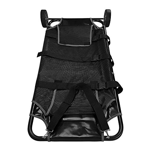 Pet Animal Stretcher Mobile Trolley, 200lbs Capacity, 45"L x 22"W, Base is 25" with Wheels On - Thumbnail 2