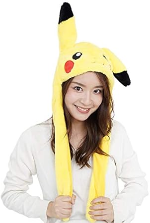 Amazon Sazac サザック 耳ピョコ着ぐるみcap ピカチュウ コスプレ 仮装 通販