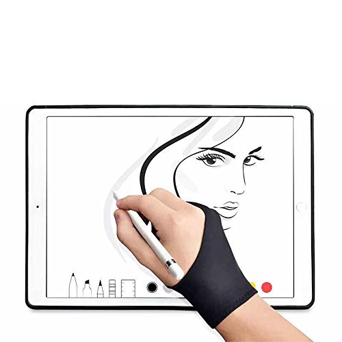 image for LUCKSTAR Artist Glove Pack of 2 - Anti-fouling Drawing Glove Graphic D