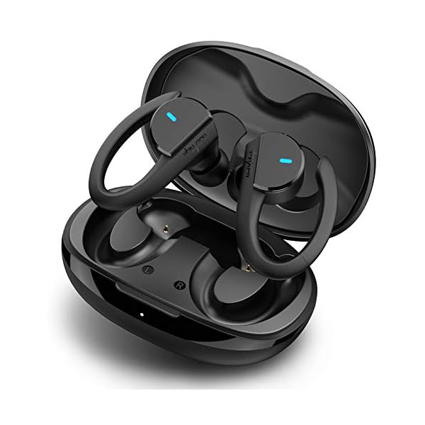 Wireless-Headphones-Running-HolyHigh-Bluetooth-50-Headphones-In-EarTrue-Wireless-Earbuds-Sports-Waterproof-IPX736H-PlaytimeCVC80Hi-Fi-StereoDeep-BassUSB-C-for-Workout Wireless Headphones Running HolyHigh, Bluetooth 5.0 Headphones In-Ear,True Wireless Earbuds Sports Waterproof IPX7,36H…