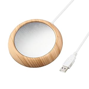 Coffee-Mug-Warmer-for-OfficeHome-Use-Light-wood Coffee Mug Warmer for Office/Home Use (Light wood)