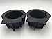 ZYTC Front Center Console Cup Holder Inserts Rubber for Ford F-150 Expedition Navigator Pack of 2