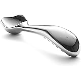 Stainless Steel Ice Cream Scoop by Midnight Scoop - Ergonomic Ice Cream Scooper for Hard Ice Cream - Dishwasher Safe Ice Crea