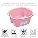 Ownest. Foot Bath Spa,Water Spa and Foot Massage, Sturdy Plastic Foot Basin for Soaking Foot,Toe Nails, and Ankles,Pedicure,Portable Foot Tub-Pinkthumb 4