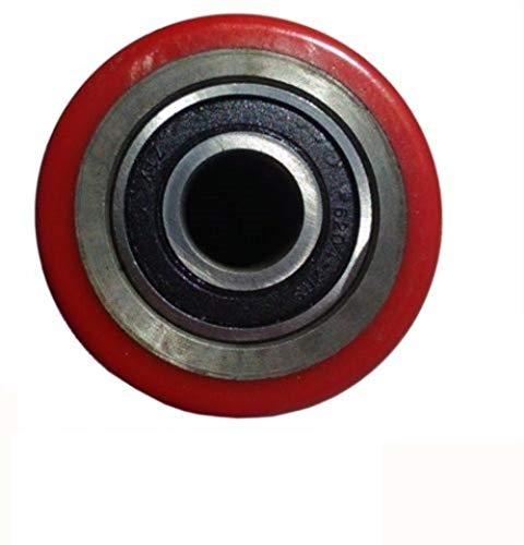 Pallet Jack Replacement Wheel Kit with Sealed Precision Bearings 7"x2" Steer Wheel 3-9/16"x 2-15/16" Load Wheel - Thumbnail 4