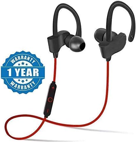 esportic Bluetooth Earphone Wireless Headphones for Mobile Phone Sports Stereo Jogger,Running,Gyming Bluetooth Headset Compatible with All Devices(Multicolour)