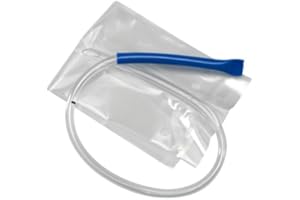Covidien 145524 Dover Flatus Bag with Rectal Tube, Pre-Lubricated Tip, Vinyl, 24 FR/Ch x 19" Size (Pack of 50)