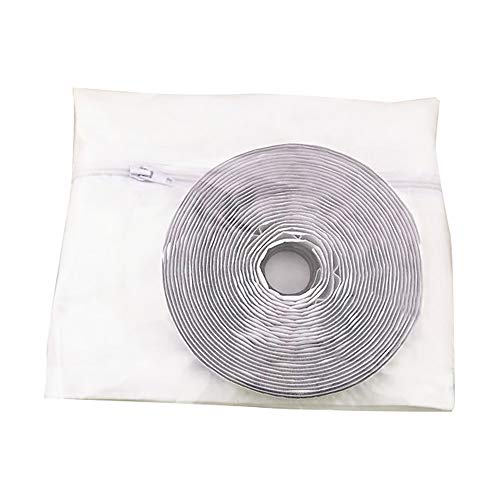 Window Sealing, 2PC Airlock For Mobile Air Conditioners And Exhaust Air Dryers Airlock Sealing Soft Cloth Sealing Baffle White 4 Meters lkoezi (White)