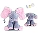Flappy Ear Lena The Elephant Peek-a-boo Interactive Sing and Play Plush Toy for Baby