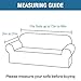 Velvet Plush Stretch Sofa Slipcover Sofa Cover Furniture Protector Couch Soft with Elastic Straps for Anti-Slip, High Stretch Velvet Plush Sofa Slipcovers for 3 Seater Sofa(Large, Luggage)