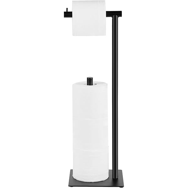 Dear flatzToilet Paper with Holder with Free Marble Shelf, Reserve