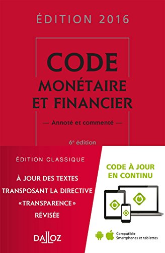Code monétaire et financier 2016