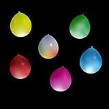 Festive Blow N' Glow LED Balloons - Light Up LED Balloons For Your Party - A Vibrant Colored Party Pack Of 15 Balloons - Perfect For Kid's Parties, Celebrations And To Have FUN!