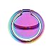 lenoup Rainbow Cell Phone Ring Stand Holder,Purple Multicolor Ring Grip Kickstand,360 Rotation Metal Finger Ring for Almost All Phones,Pad