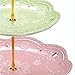 3 Tier Cupcake Stand - Serving Tray for weddings, birthdays, buffet etc - three tiered serving dessert stand | best gifts under 15