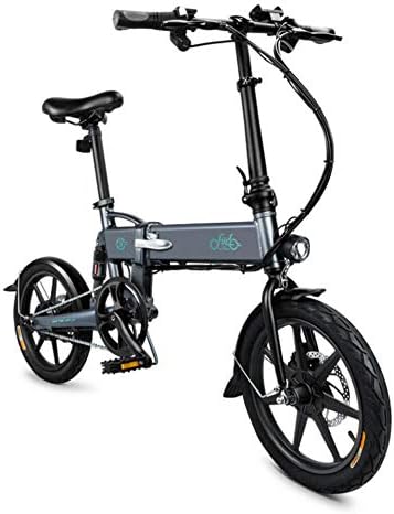 CampHiking FIIDO D2 Electric Bikes Bicycle For Adults - 250W,Foldable,Speed Up To 25KM/H With 40-50KM Long-Range Battery,16 Inches Tire