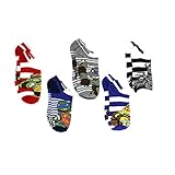 TMNT Teenage Mutant Ninja Turtles Teen Adult 5 Pack Ankle Socks