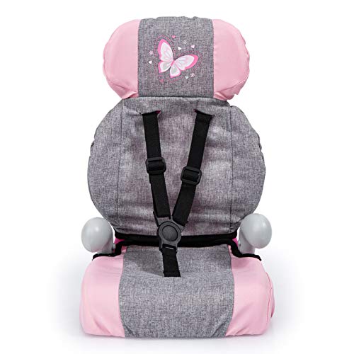 Bayer Design 67533AA Deluxe Puppen-Autositz, Puppensitz, Puppenzubehör, mit Gurt, 46cm – Bild 3