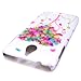 HTC Desire 510 Case, CoverOn Ultra Slim Matte Hard Case for HTC Desire 510 (2014) - Butterfly Heart