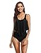 LALAVAVA Womens High Waisted Bikinis Set Cute Ruffle Bikini Top Swimsuits