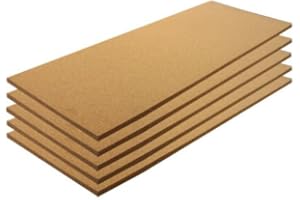 CLEVERBRAND Cork Sheet Plain 12" X 36" X 1/16" - 5 Pack
