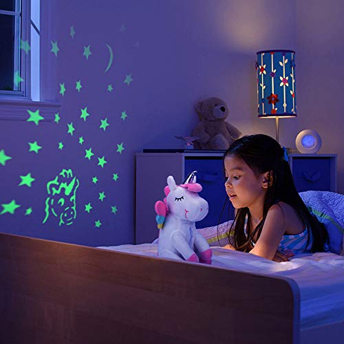 Unicorn Star Projector Night Light for Kids, Unicorn Stuffed Animal Plush Toy Gifts for Girls - InnoBeta Cornie The Unicorn - Thumbnail 5