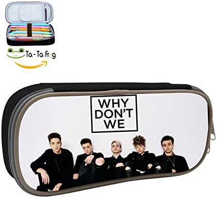 Why 5 Don't We Student Pencil Case Large Capacity Makeup Pouch Office Pencil Bag