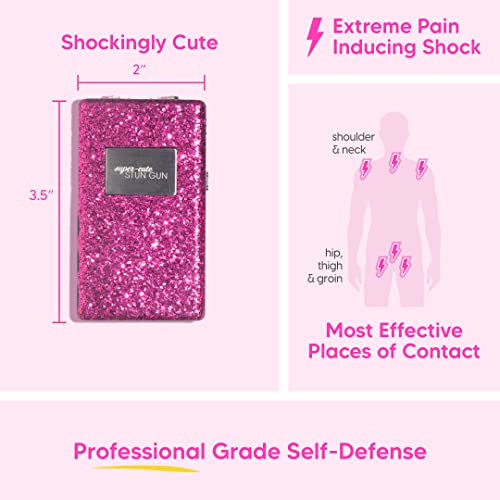SuperCute Stun Gun Powerful High Voltage, Compact Stun Gun with