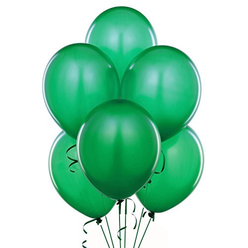 24 Inch Latex Balloons Green (Premium Helium Quality) Pkg/12