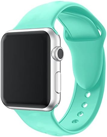 Soft Silicone Replacement Band for Apple Watch Women's or Men's Strap fits 42mm for Apple iWatch 1,2,3 and Nike Edition