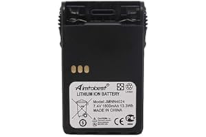 Aimtobest JMNN4023 JMNN4024 1800mAh Li-ion Battery Compatible for Motorola PRO5150 Elite EX500 EX560 EX560XLS EX600 EX600XLS GP328 Plus GP338 Plus PTX700 Plus PTX760 Plus Radio
