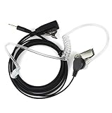 Bigstone Universal 3.5mm Plug Air Tube Covert Earpiece Headset For iPhone 5 4S 4G 3GS 3G Samsung Galaxy Note 2 II S3 SIII S2 SII N7100 i9300 etc