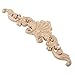 Enerhu 1 Piece Wood Carving Decal Carved?Onlay Applique Unpainted Home Furniture Decorations L(15.75x3.94inch)