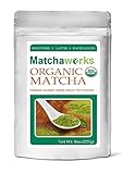 Matchaworks Matcha Green Tea Powder Culinary Grade Raw Organic, 8 Ounce