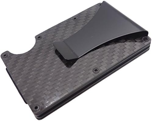 Stainless Steel Slim Card Holder Front Pocket Wallet & Money Clip RFID Wallet