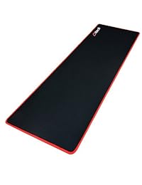 GLTECK - Alfombrilla de ratón lavable, bordes cosidos, almohadillas de goma antideslizantes, con bolsa de transporte