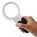 Fancii LED Lighted Hands Free Magnifying Glass with Light Stand - 2X 4X Large Portable Illuminated Magnifier for Reading, Inspection, Soldering, Needlework, Repair, Hobby & Crafts