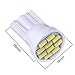 Aucan 12v 50pcs T10 W5W 2825 158 192 168 194 10-SMD 3014 LED Light bulbs Used for Instrument Cluster, Door Courtesy