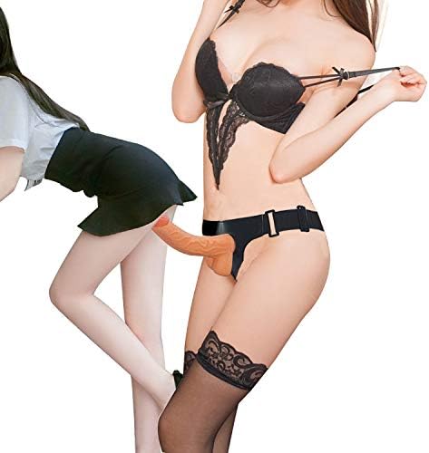 SDFJLAS Amazing Gifts Huge Strap Pants Artificial Soft Lesbian Strapless Strapon Panties Funny Toy Women