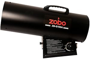 ZOBO Propane Forced-Air Heater, 70,000-100,000 BTU
