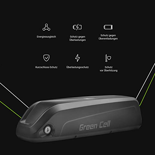Green Cell E-Bike Akku 36V 15Ah 540Wh Lithium Ionen für 250W Motor Down Tube Elektrofahrrad EC5 für Ancheer, Samebike… – Bild 2