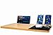 BOOKAHOLIC Lap Desk| Double-Sided Enhanced Organic Bamboo Lap Tray with Built-in Fabric Covered Mouse Pad for 11″,13″,15″ Laptops| Computer,Tablet, Phone Standthumb 3