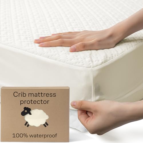 Niagara 1 Pack Viscose Made from Bamboo 100% Waterproof Crib Mattress Protector…